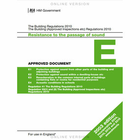 Resistance to sound: Approved Document E