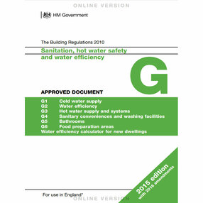 Sanitation, hot water safety and water efficiency: Approved Document G