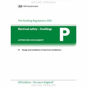 Electrical safety: Approved Document P