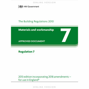 Material and workmanship: Approved Document 7